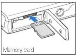 INVENTUM SH100 - Inserting the battery and memory card - 2