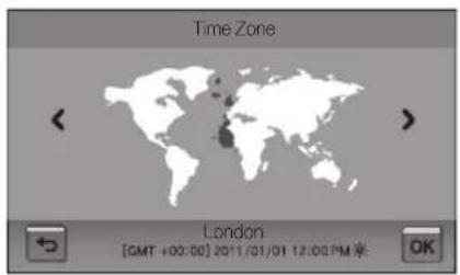 INVENTUM SH100 - Touch Home, and then touch < or > to select a time zone. - 1