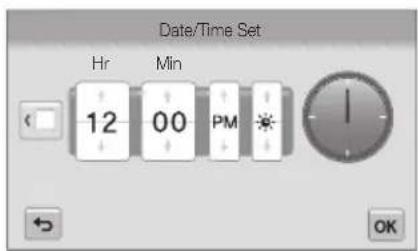INVENTUM SH100 - Touch Home, and then touch < or > to select a time zone. - 3