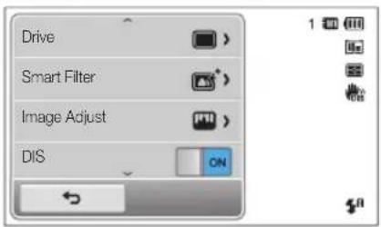 INVENTUM SH100 - Selecting an option - 2