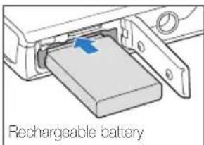 INVENTUM SH100 - Inserting the battery and memory card - 3