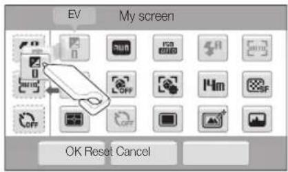 INVENTUM SH100 - Drag the icon into a desired box on the left. - 1