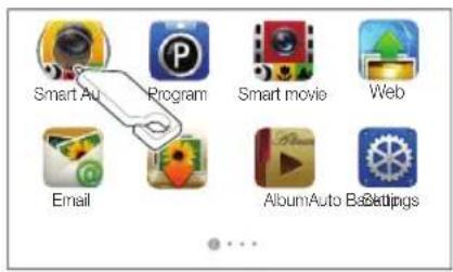 INVENTUM SH100 - On the Home screen, touch - 1