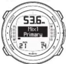 SUUNTO D4i - Réglage des valeurs nitrox - 2