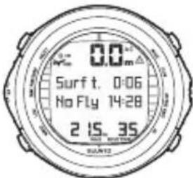 0.0m Surf t. 0:06 No Fly 14:28 2 15. 35