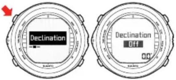 SUUNTO D9tx - Déclinaison - 1