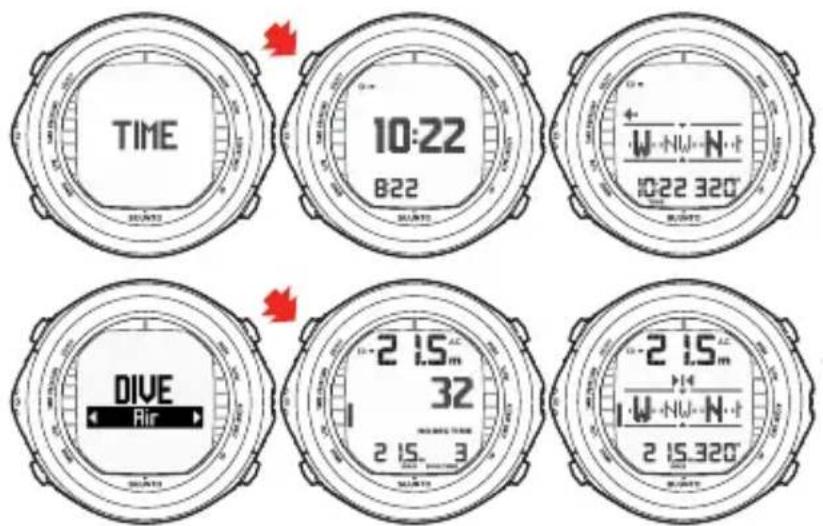 TIME 10:22 822 + W-N-N 10:22 320° DIVE Air -2 1.5 m 32 2 1.5 3 -2 1.5 m W-N-N 2 1.5 320°