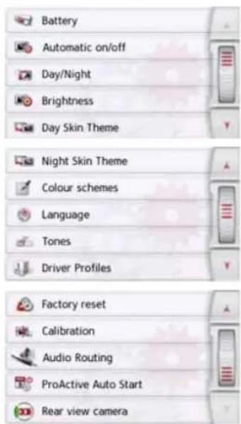 BECKER Revo.2 - The system settings menu - 1