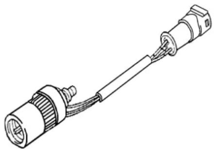 JVC KD-NX1RB - Mechanische kilometerteller met een ingebouwde snelheidssensor in de kilometertellerkabel - 1
