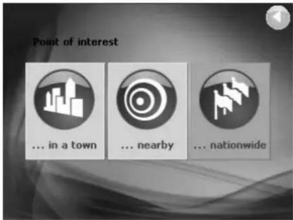Point of interest ... in a town ... nearby ... nationwide