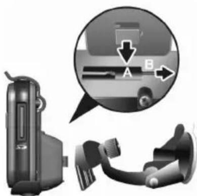 JVC KV-PX501 - Utilização do suporte para o carro - 3