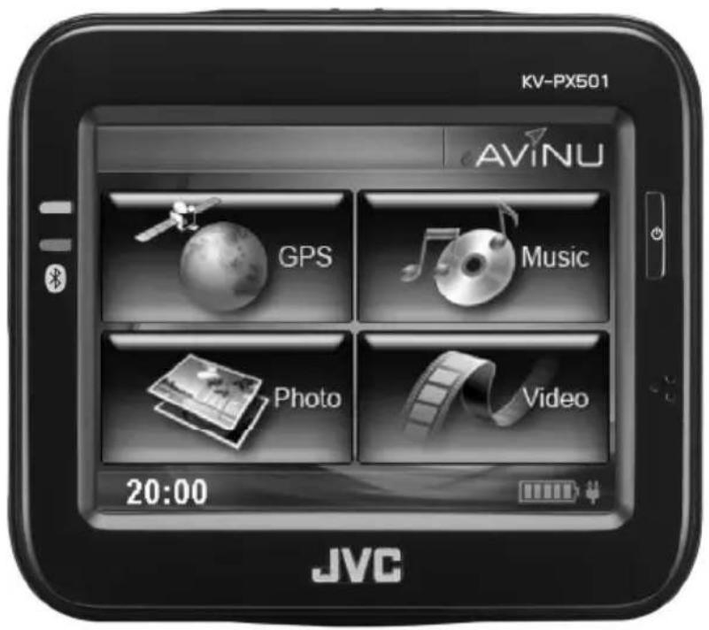 JVC KV-PX501 - NAVEGAÇÃO PORTÁTIL INSTRUÇÕES - 1