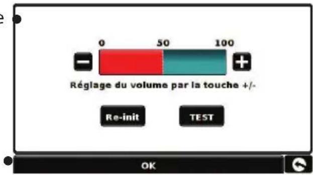SNOOPER Truckmate S2000 - Réglage du volume - 2