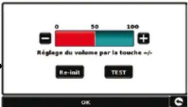 SNOOPER Truckmate S7000 - Réglage du volume - 1