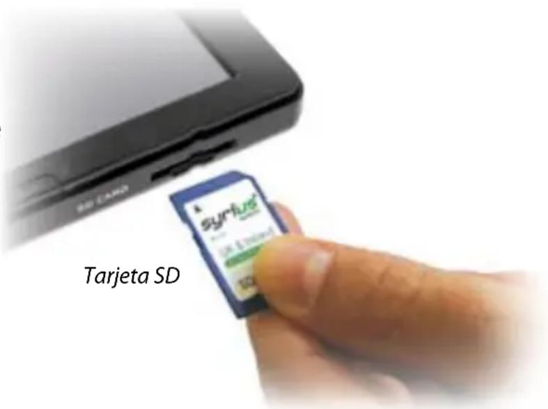 SNOOPER Truckmate S7000 - Instalación de la tarjeta micro SD - 1