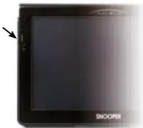 SNOOPER Truckmate S7000 - Mise sous tension du Truckmate en utilisant la batterie intégrée - 3