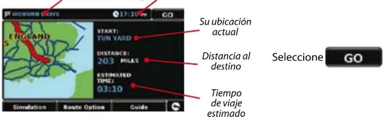 SNOOPER Truckmate S7000 - Guía de inicio rápido en la navegación empleando un código postal - 5