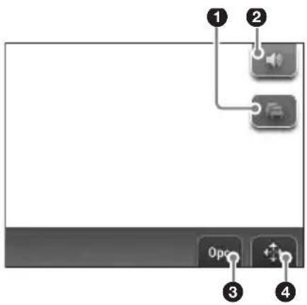 SONY NV-U51 - Informação sobre o menu de ferramentas do mapa - 1