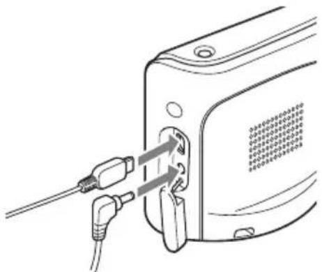 SONY NV-U51 - Anslut enheten till datorn med USB-kabeln. - 1