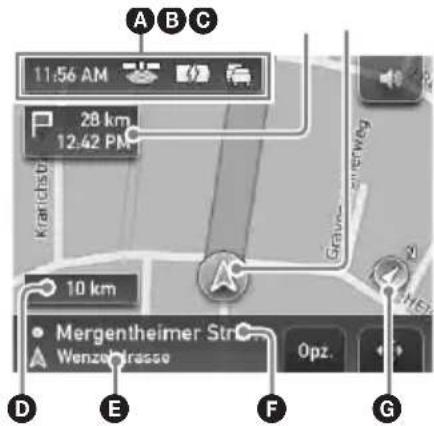 SONY NV-U51 - Schermata della mappa 2D - 1