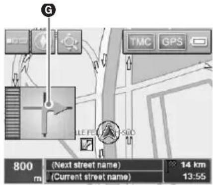 SONY NV-U70T - Schermata della mappa 2D - 2