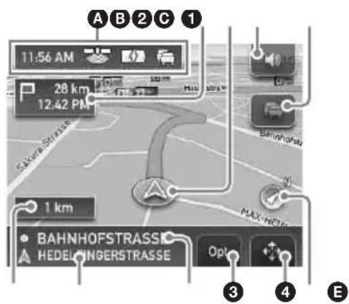 11:56 AM 28 km 12.42 PM 1 km BAHNHOFSTRASS HEDELINGERSTRASSE Opt MAX HETM A B C 1 3 4 E