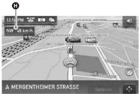 12.5 PM NW 45 km/h AUTOHAUSWARD WEDER SCHWARENGARACEIAC-STUETGARTLIFE MITTLERER SMOSSGARTER RAISENSTRASSE HAIFFSTRASSE A MERGENTHEIMER STRASSE Optionen