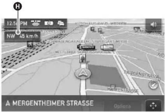 12.5 PM NW 45 km/h AUTOHAUSENWAL WEDER SCHWARENE SCHWARENORALEJAC STUTGARTMTEE MITTLERER SCHLOSSGARSEN FRIELENSTRASSE HAUFESTRASSE A MERGENTHEIMER STRASSE Options