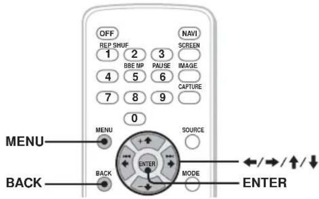 SONY NVX-HC1 - Menu operations - 1