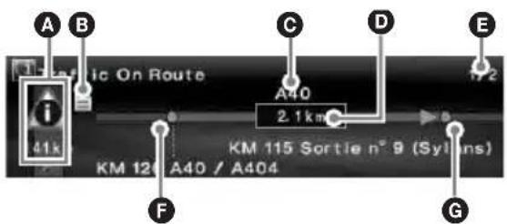 SONY NVX-HC1 - Displaying traffic event information - 1