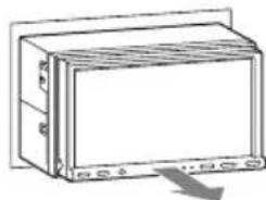 SONY XNV-770BT - Retrait de l'appareil - 3
