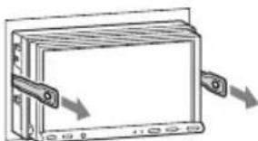 SONY XNV-770BT - Ausbauen des Geräts - 2
