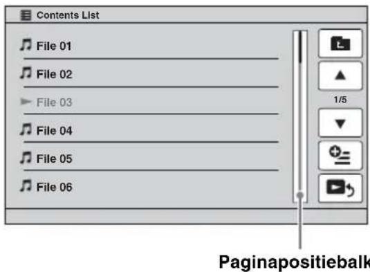 Contents List File 01 File 02 File 03 File 04 File 05 File 06 1/5 Paginapositiebalk