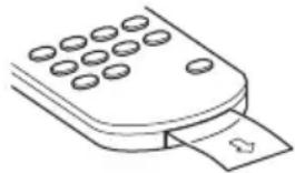 SONY XNV-770BT - Vorbereiten der Fernbedienung - 1