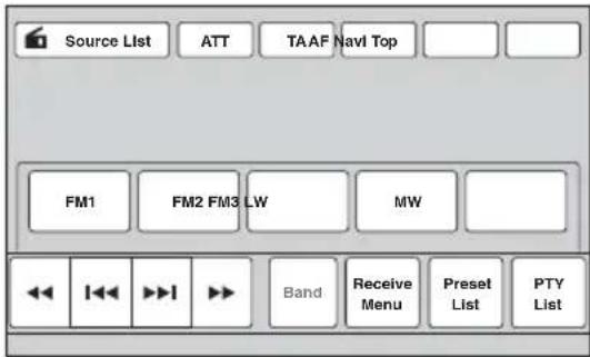 SONY XNV-770BT - Raak "Band" aan. - 1