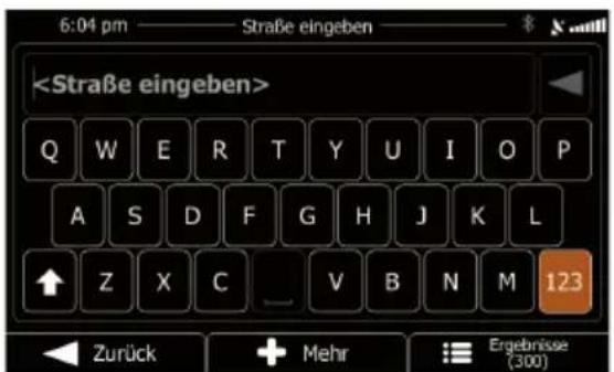 ZENEC Z-E3215 - Zieleingabe und starten der Zielführung - 3