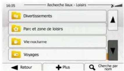 ZENEC ZE-NC3141D - Accéder à un lieu d'intérêt – Exemple - 1