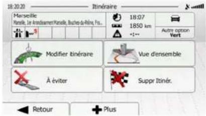 ZENEC ZE-NC3811D - Vérification des autres itinéraires pour un itinéraire existant - 2