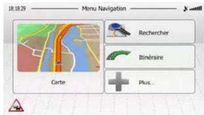ZENEC ZE-NC5011D - Menu de Navigation - 1