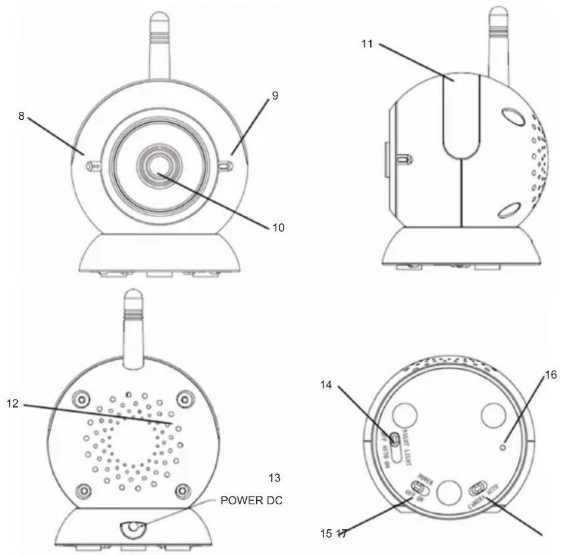 KONIG HC-BM50 - BILLEDE AF KAMERAENHED - 1