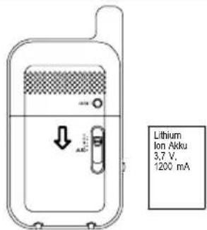 SWITEL BCF820 - Betrieb mit Akku - 1