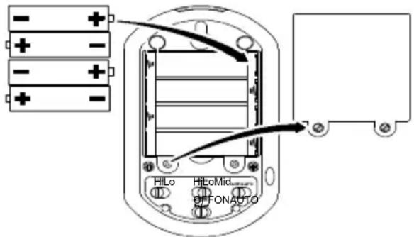 SWITEL BCF900 - Funzionamentoabatterie - 1