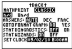 TEXAS INSTRUMENTS TI-84 Plus - Checking and Changing the Graphing Mode - 2