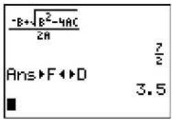 TEXAS INSTRUMENTS TI-84 Plus - Converting to a Decimal - 2