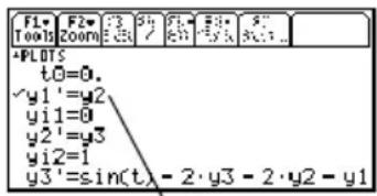 TEXAS INSTRUMENTS Voyage 200 - VoorbeeldVoorbeeld - 1