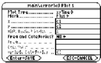 TEXAS INSTRUMENTS Voyage 200 - Gebruik in het basisscherm - 6