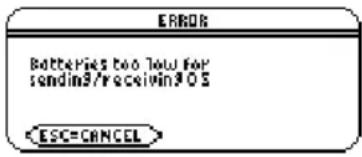 TEXAS INSTRUMENTS Voyage 200 - FoutmeldingenFoutmeldingen - 4