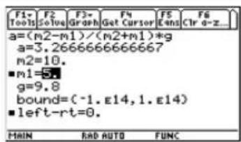 TEXAS INSTRUMENTS Voyage 200 - Stappen en toetsaanslagen Venster - 1