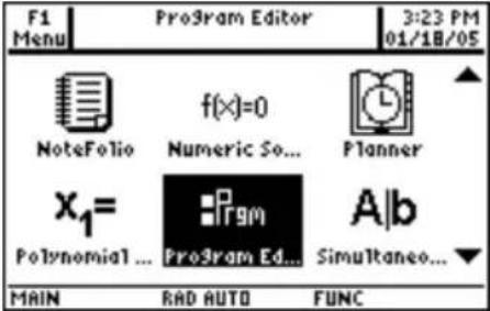 TEXAS INSTRUMENTS Voyage 200 - Werken met AppsWerken met Apps - 1