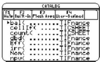 TEXAS INSTRUMENTS Voyage 200 - Een functie van een Flash-toepassing selecterenEen functie van een Flash- - 2